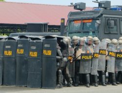 Kawal Demokrasi Polda Sumut Latihan Penanganan Aksi Unjuk Rasa dengan Humanis