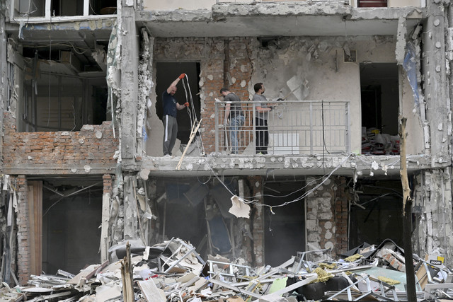 Ibu Kota Ukraina Diserang