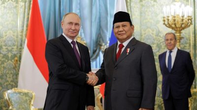 Prabowo Temui Vladimir Putin